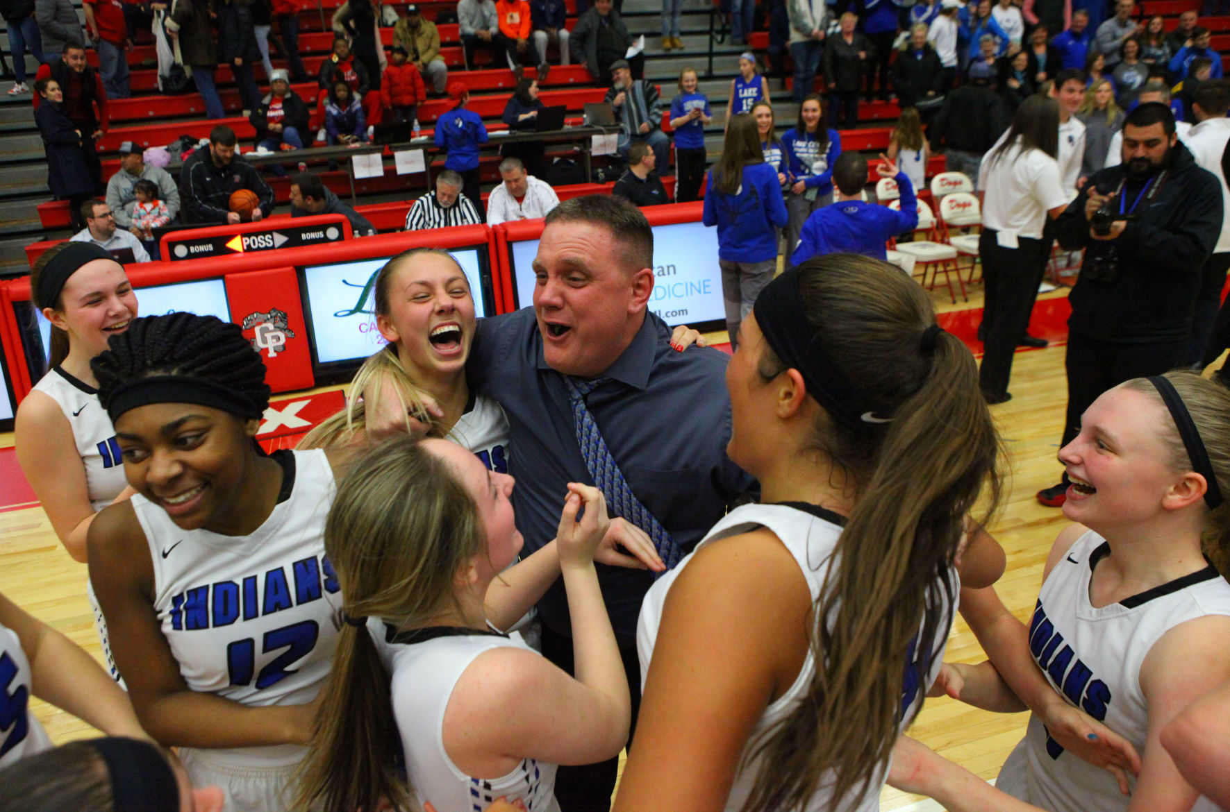 Gallery: Girls Basketball Sectional Finals - E.C. Central vs. Lake Central